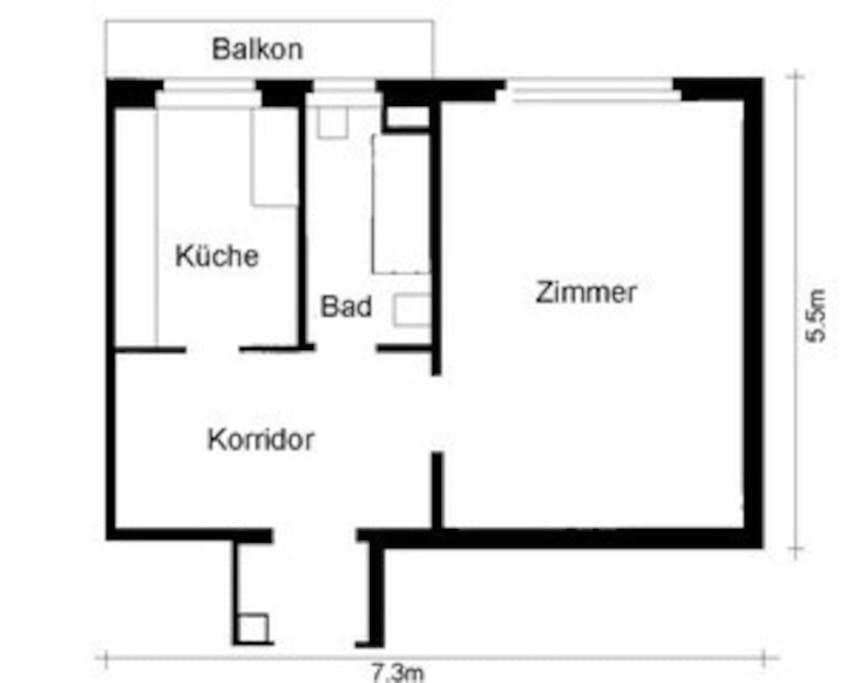 Very Spacious Studio In City Center - Parkview 4 Zürich Kültér fotó