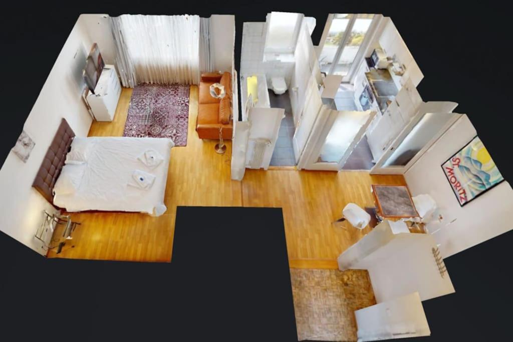Very Spacious Studio In City Center - Parkview 4 Zürich Kültér fotó